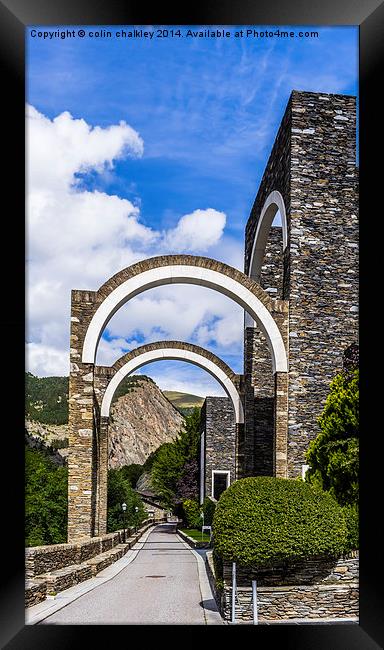  Arches Framed Print by colin chalkley