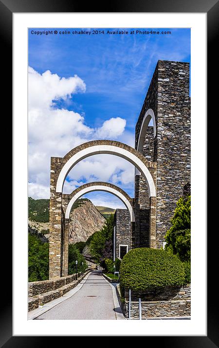  Arches Framed Mounted Print by colin chalkley