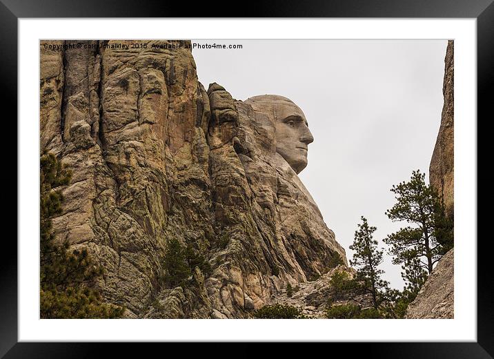 Mount Rushmore National Memorial Framed Mounted Print by colin chalkley