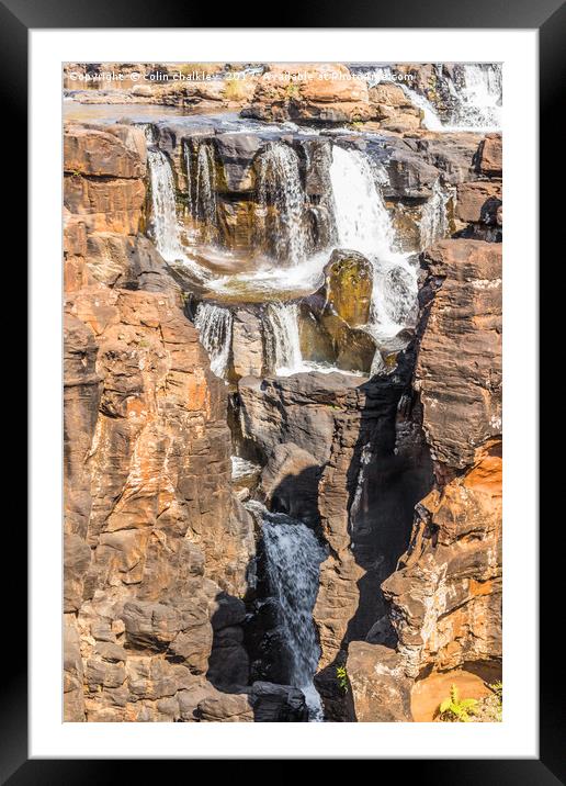 Upper Blyde River Canyon Framed Mounted Print by colin chalkley