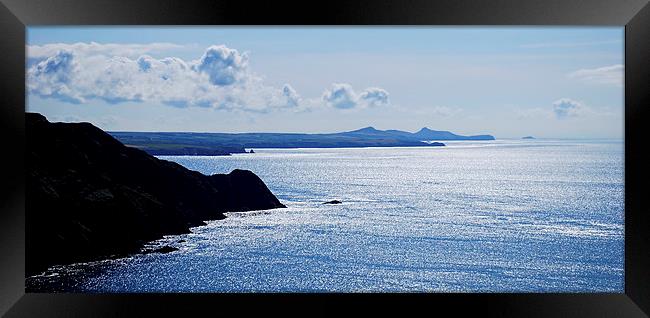  From Penbwchdy to St Davids Head Framed Print by Barrie Foster
