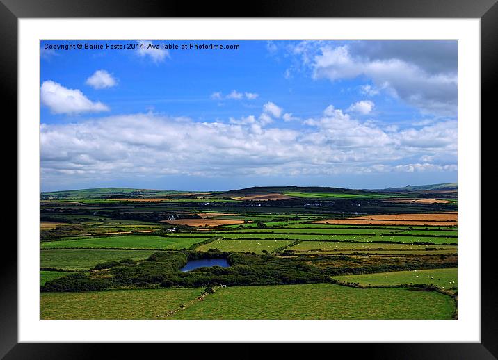  Pembrokeshire Pastoral #1 Framed Mounted Print by Barrie Foster