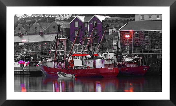  Once there were whalers ... Framed Mounted Print by Barrie Foster