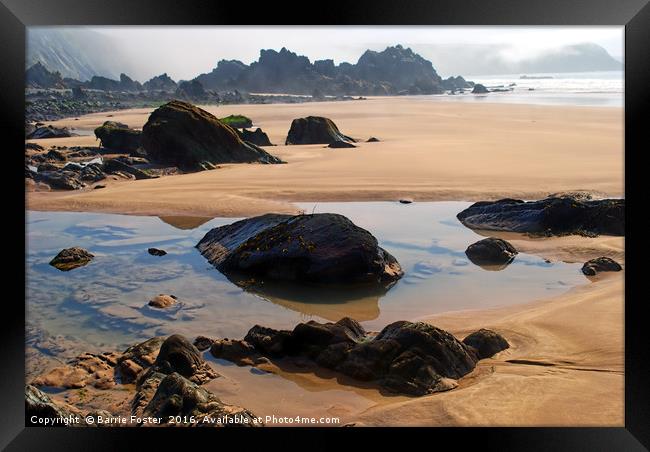 Marloes Sands Detail #2 Framed Print by Barrie Foster