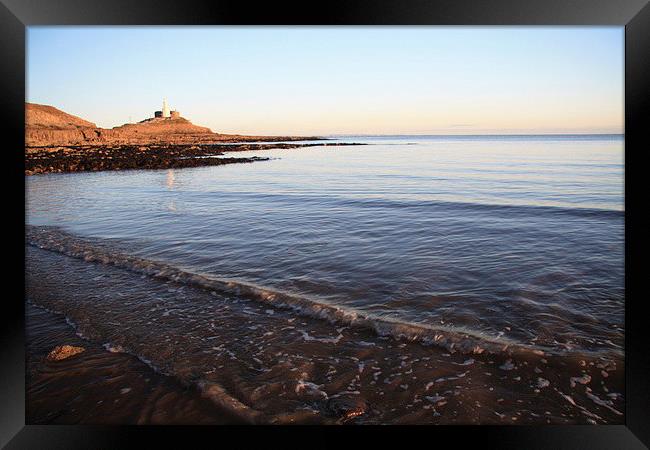 Mumbles Lighthouse Framed Print by Tony Dimech