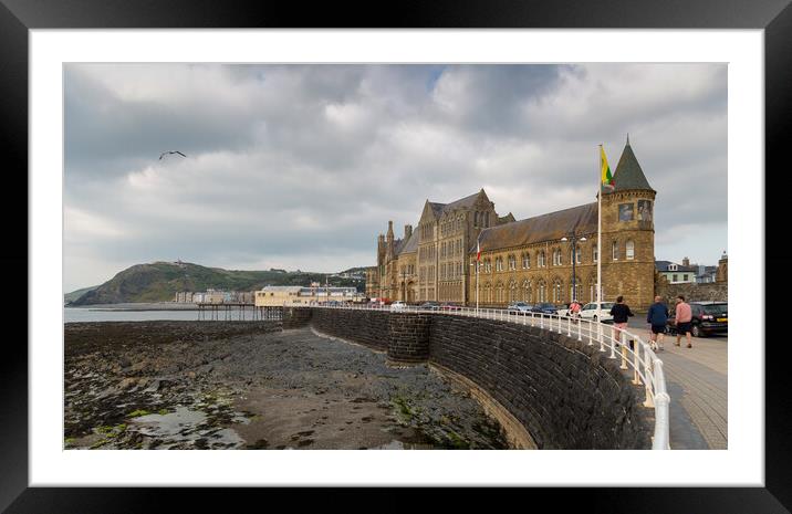 Aberystwyth Old College Framed Mounted Print by Leighton Collins