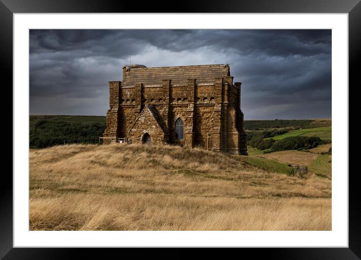 St Catherine's Chapel in Abbotsbury Framed Mounted Print by Leighton Collins
