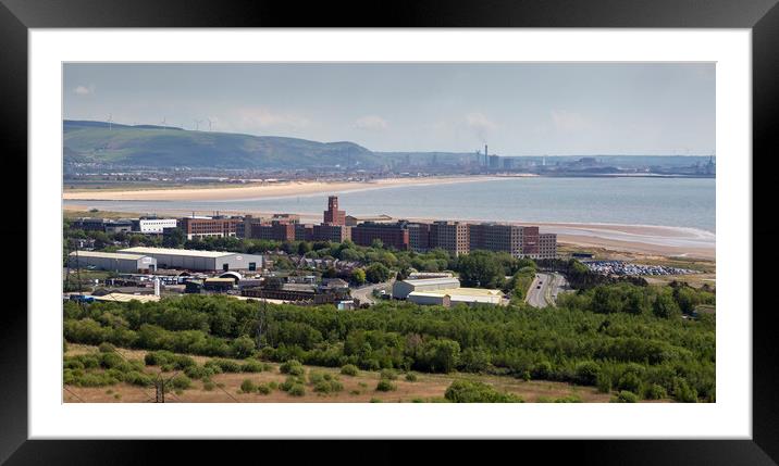 Swansea University Bay Campus Framed Mounted Print by Leighton Collins