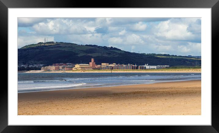 Swansea University Bay Campus Framed Mounted Print by Leighton Collins