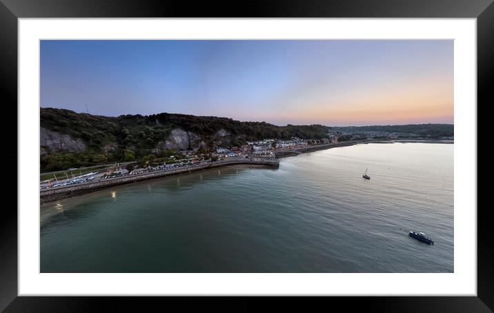 Evening at Mumbles Framed Mounted Print by Leighton Collins
