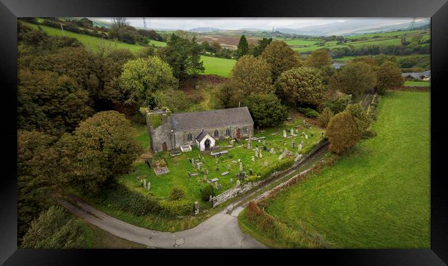 Llangiwg Catholic church Framed Print by Leighton Collins