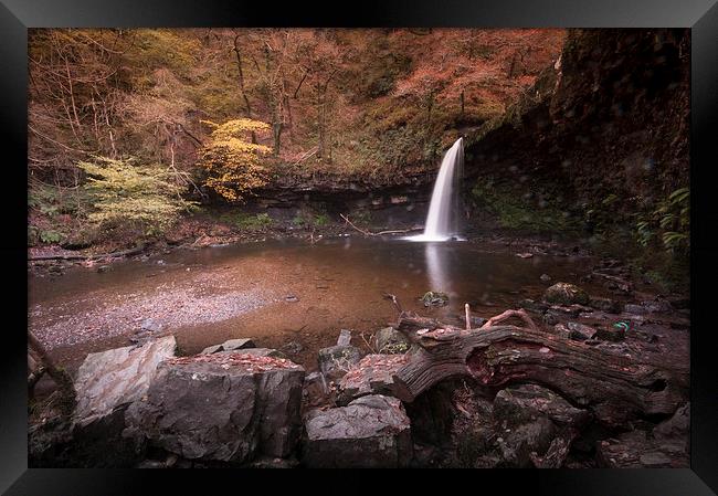 Sgwd Gwladus, Waterfall Country Framed Print by Leighton Collins