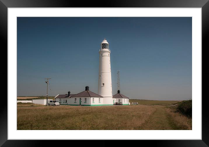 Nash Point Lighthouse Framed Mounted Print by Leighton Collins