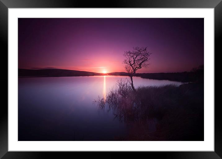 Broad Pool North Gower Framed Mounted Print by Leighton Collins