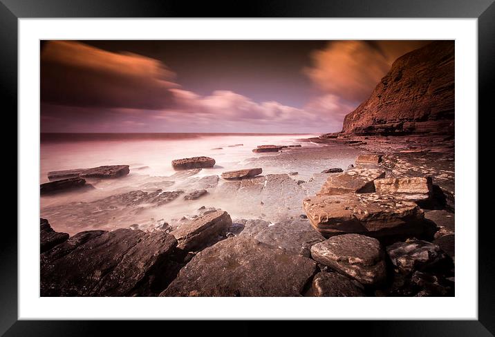 Southerndown, Welsh Heritage Coast Framed Mounted Print by Leighton Collins