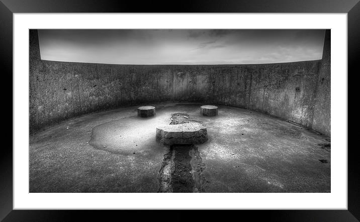 Pillbox defence unit Framed Mounted Print by Leighton Collins