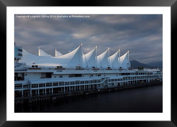 Vancouver sails canada Framed Mounted Print by Leighton Collins