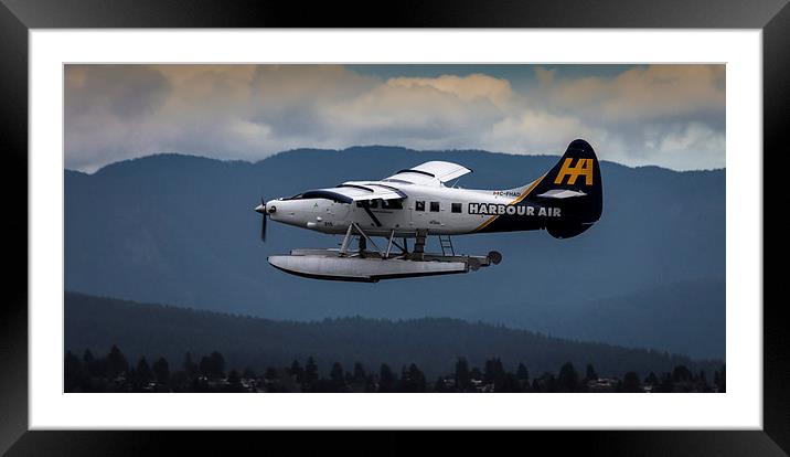  Seaplane Framed Mounted Print by Leighton Collins