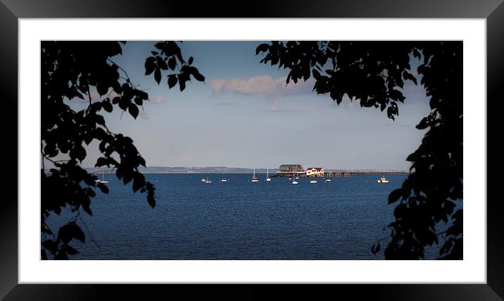  Mumbles pier Swansea Framed Mounted Print by Leighton Collins