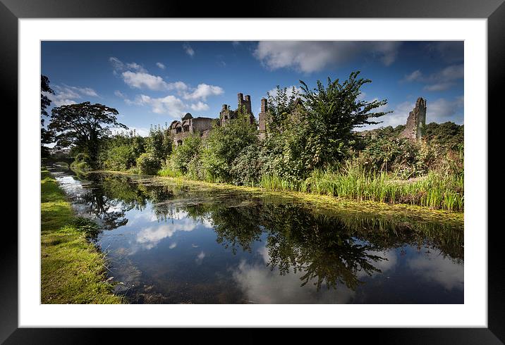  Neath Abbey ruins Framed Mounted Print by Leighton Collins