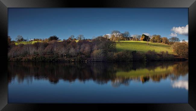  Lliw valley reservoir Framed Print by Leighton Collins