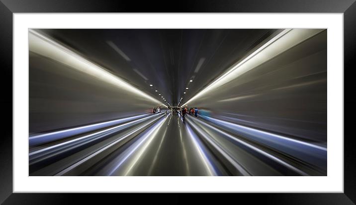  Barcelona subway Framed Mounted Print by Leighton Collins