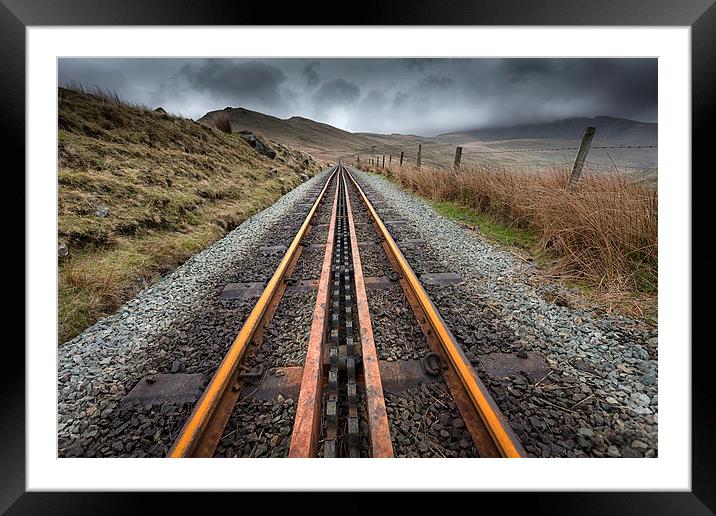 Vanishing point Framed Mounted Print by Leighton Collins