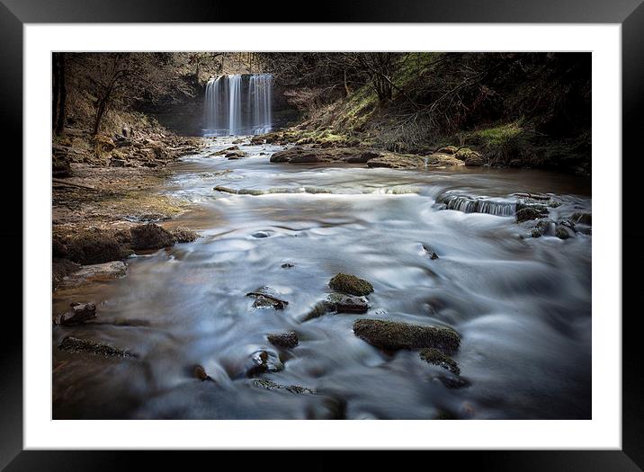  Sgwd yr Eira  Framed Mounted Print by Leighton Collins