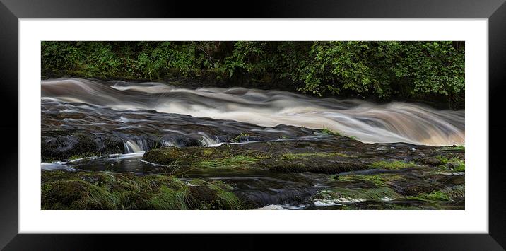  The Mellte river Framed Mounted Print by Leighton Collins