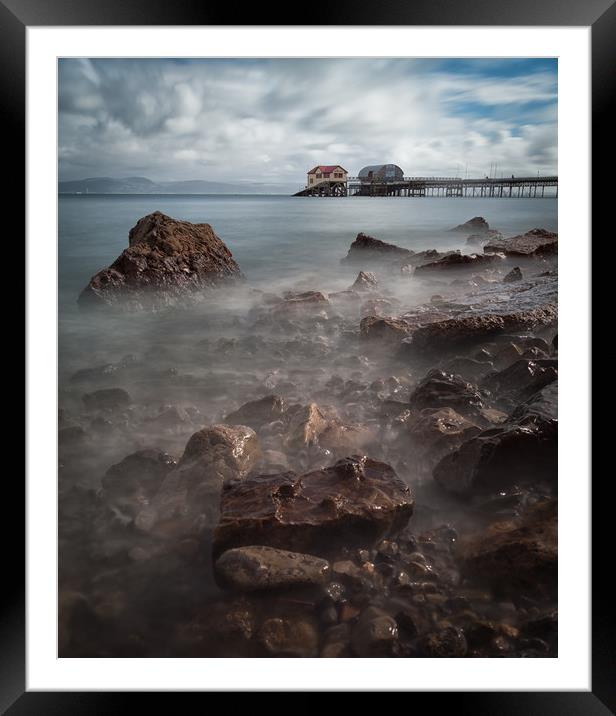Mumbles pier Swansea Framed Mounted Print by Leighton Collins