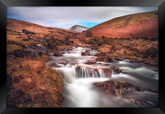 The Black Mountain Framed Print by Leighton Collins