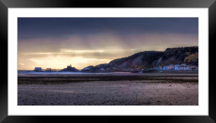 November morning at Mumbles Framed Mounted Print by Leighton Collins