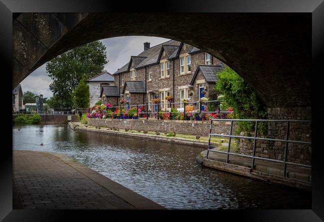 The Monmouthshire & Brecon Canal Framed Print by Leighton Collins