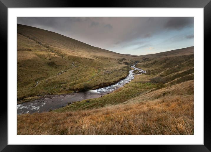 The young River Tawe Framed Mounted Print by Leighton Collins