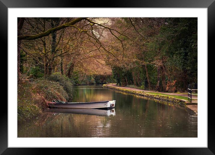 The Swansea Canal at Clydach Framed Mounted Print by Leighton Collins