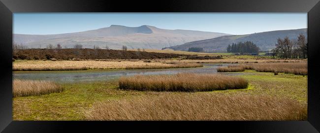 Penyfan and Corn Du Framed Print by Leighton Collins