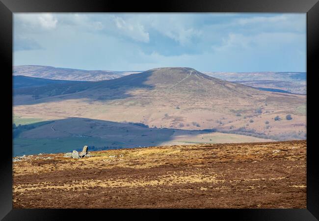 Sugarloaf Mountain in the Black Mountains Framed Print by Leighton Collins