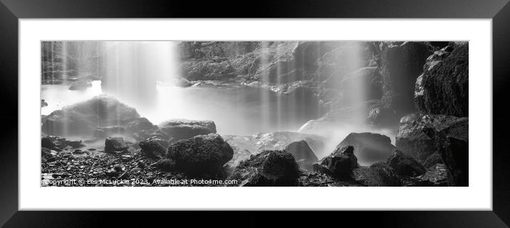 Submerged in the Force of Nature Framed Mounted Print by Les McLuckie