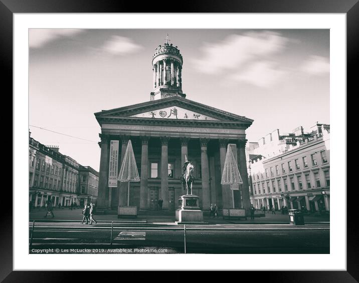 Gallery of Modern Art Glasgow Framed Mounted Print by Les McLuckie