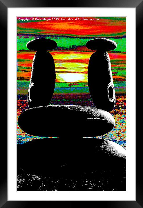 A Question of Balance Framed Mounted Print by Pete Moyes