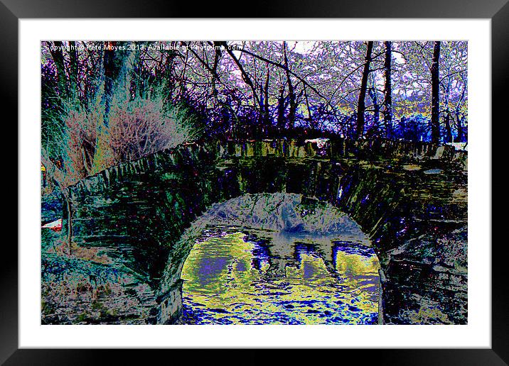 The Old Bridge in Winter # 1 Framed Mounted Print by Pete Moyes