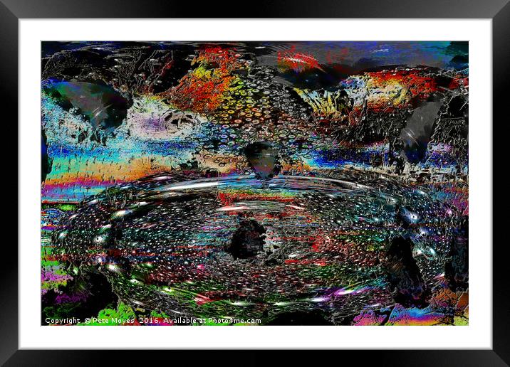  The whirlpool of Universes   Framed Mounted Print by Pete Moyes