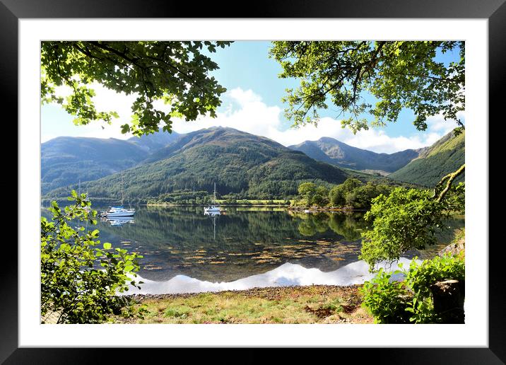 Bishops Bay,Ballachulish,Glencoe,Scotland. Framed Mounted Print by jim wilson