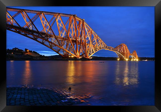 Forth Rail Bridge Scotland Framed Print by jim wilson