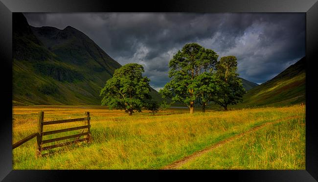 Early Morning Light,Glencoe,Scotland Framed Print by jim wilson