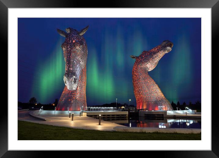 The Kelpies Composite Framed Mounted Print by jim wilson