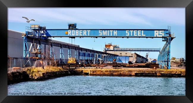 Robert Smiths close to Vittoria Dock entrance Framed Print by Frank Irwin