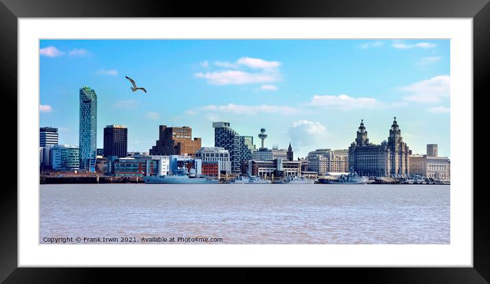 Royal Navy visits Liverpool Framed Mounted Print by Frank Irwin