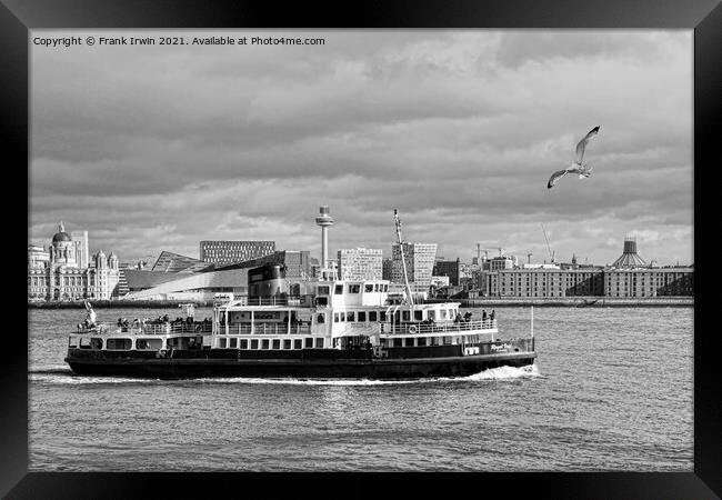 The Mersey Ferry boat Royal Iris. Framed Print by Frank Irwin