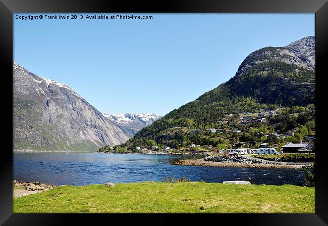 Typical Norwegian scenery. Framed Print by Frank Irwin
